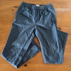 Pact, Woven Twill Roll-Up Pants, Blue, Straight Leg, Organic Cotton, Small